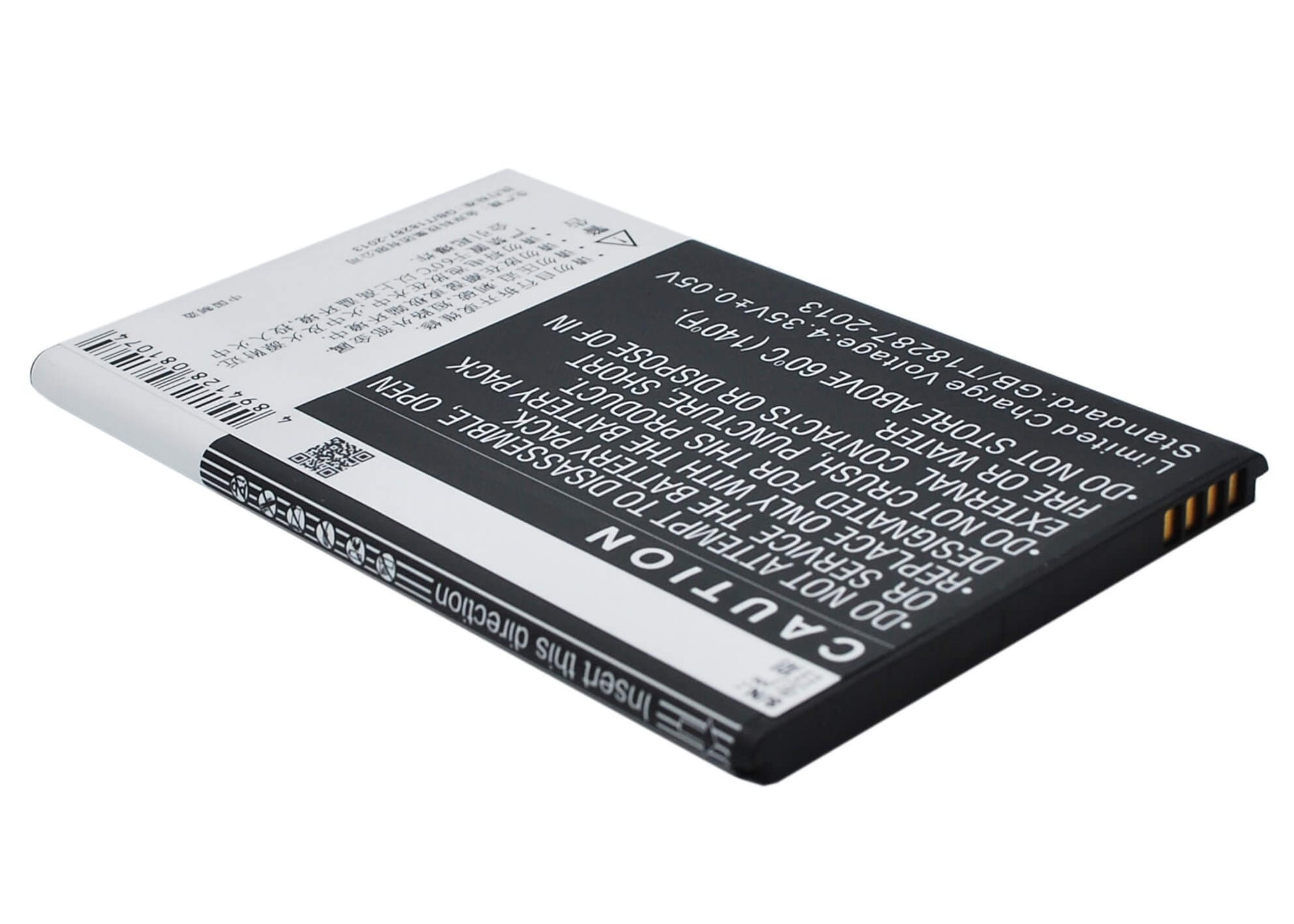3.8V, 2800mAh, Li-ion Battery fits Oppo, U2s, U707, 10.64Wh