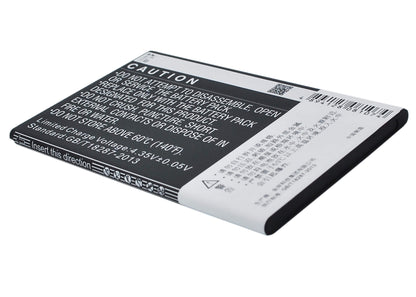 3.8V, 2800mAh, Li-ion Battery fits Oppo, U2s, U707, 10.64Wh