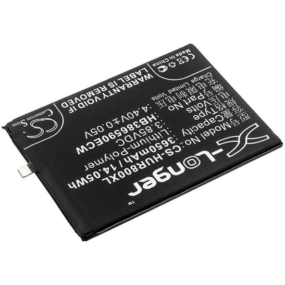 3.85V, 3650mAh, Li-Polymer Battery fits Huawei, Honor 8x, Honor 8x Dual Sim, 14.0525Wh