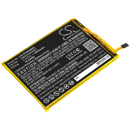 3.8V, 4900mAh, Li-Polymer Battery fits Philips, Xenium Cts386, Xenium Ctx588, 18.62Wh