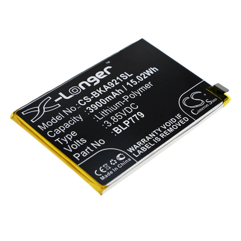 3.85V, 3900mAh, Li-Polymer Battery fits Vivo, A92s, 15.015Wh