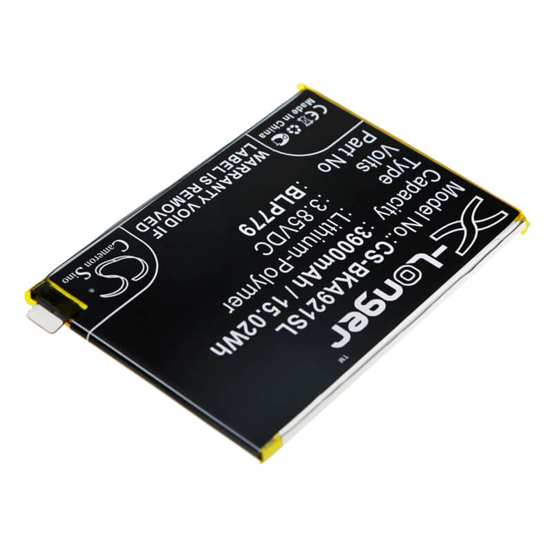 3.85V, 3900mAh, Li-Polymer Battery fits Vivo, A92s, 15.015Wh