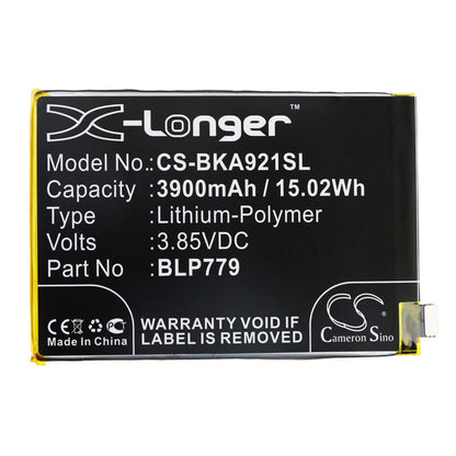 3.85V, 3900mAh, Li-Polymer Battery fits Bbk, Vivo A92s, 15.015Wh