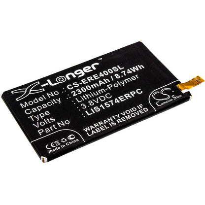 3.8V, 2300mAh, Li-Polymer Battery fits Sony Ericsson, Altair Maki, E2003, 8.74Wh