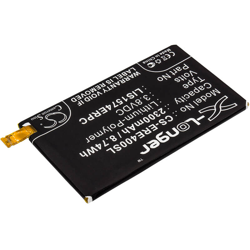 3.8V, 2300mAh, Li-Polymer Battery fits Sony Ericsson, Altair Maki, E2003, 8.74Wh