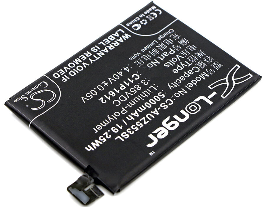 3.85V, 5000mAh, Li-Polymer Battery fits Asus, Ze553kl, Zenfone 3 Zoom, 19.25Wh