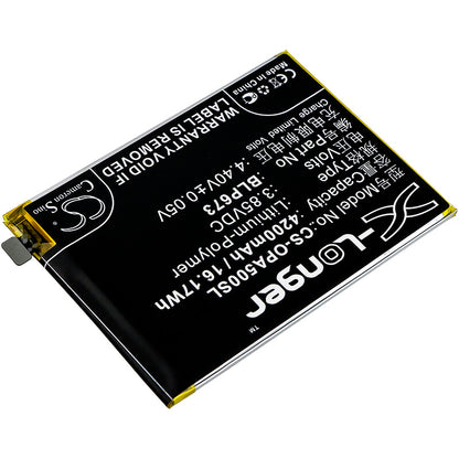 3.85V, 4200mAh, Li-Polymer Battery fits Oppo, A2 Pro, A3s, 16.17Wh