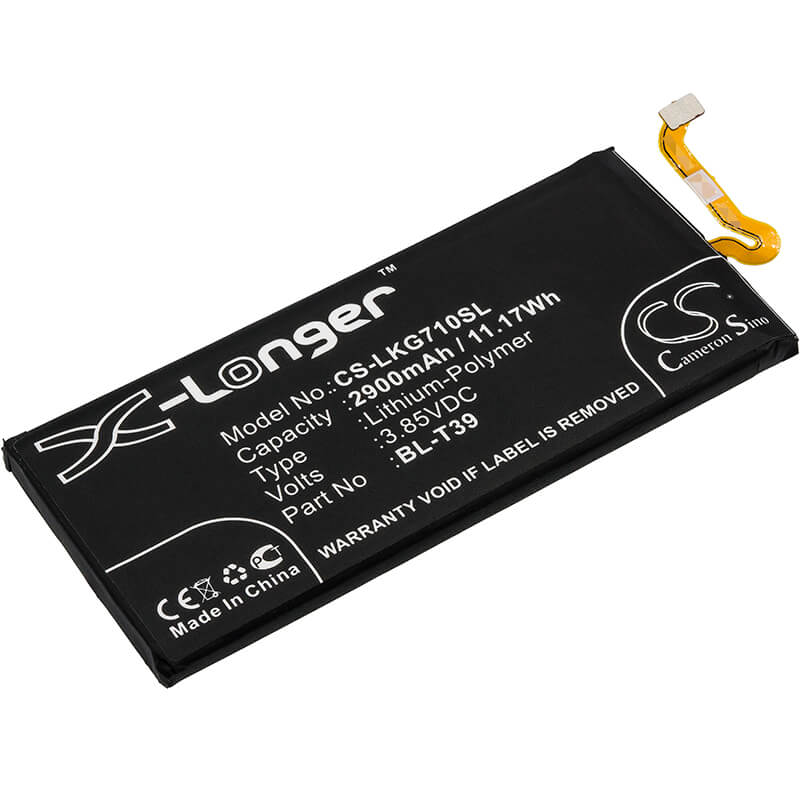 3.85V, 2900mAh, Li-Polymer Battery fits Lg, Arena 2, Aristo 4 Plus, 11.165Wh