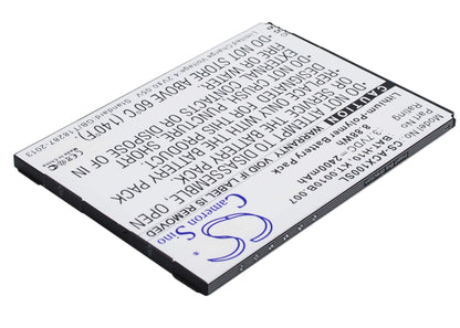 3.7V, 2400mAh, Li-Polymer Battery fits Acer, Liquid X1, S53, 8.88Wh
