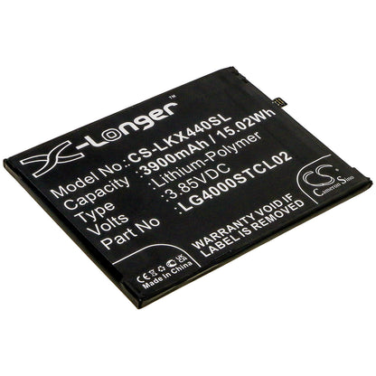 3.85V, 3900mAh, Li-Polymer Battery fits Lg, Lmx440im, W30 2019, 15.015Wh