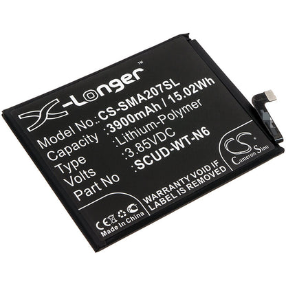 3.85V, 3900mAh, Li-Polymer Battery fits Samsung, Galaxy A20s, Galaxy A20s 2019, 15.015Wh
