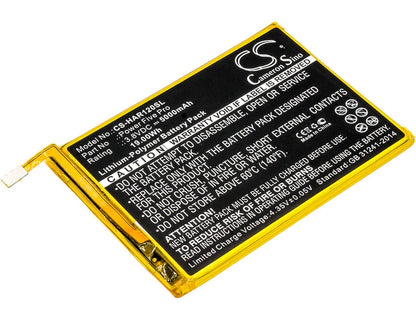 3.8V, 5000mAh, Li-Polymer Battery fits Highscreen, Power Five, Power Five Pro, 19Wh