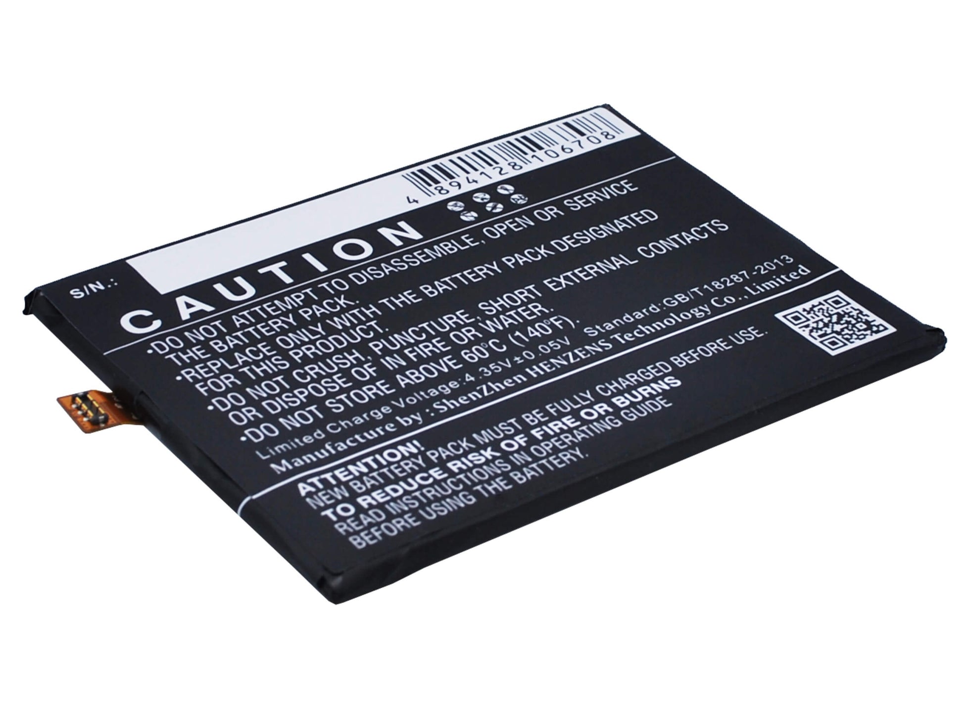 3.8V, 3300mAh, Li-Polymer Battery fits Umi, Emax, Hierro, 12.54Wh