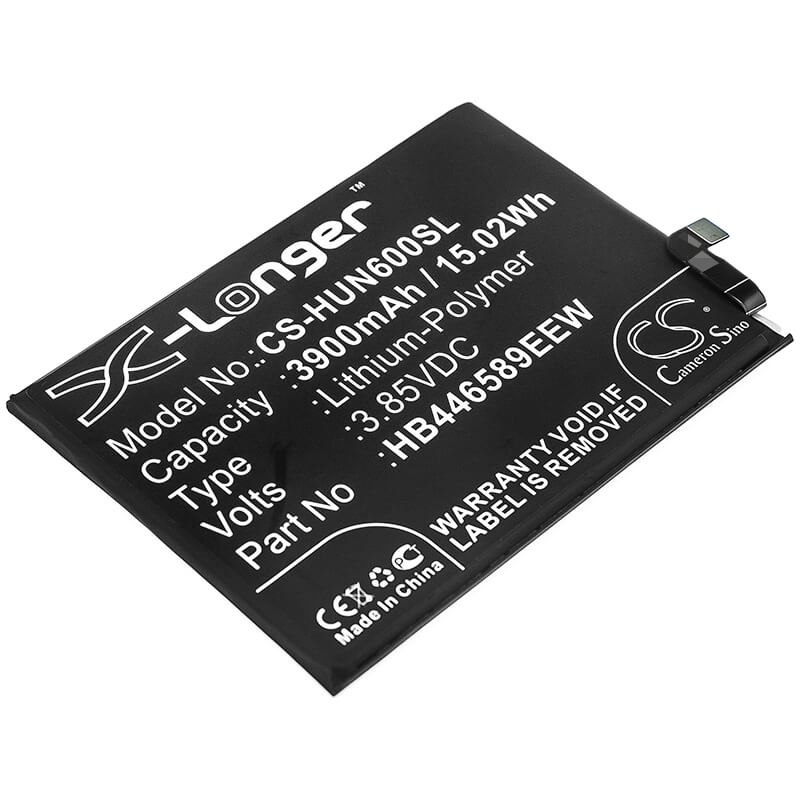 3.85V, 3900mAh, Li-Polymer Battery fits Huawei, Nova 6, Wlz-al10, 15.015Wh