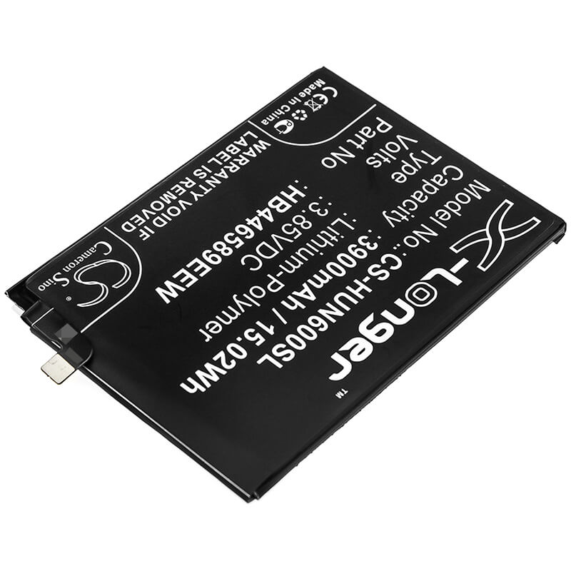 3.85V, 3900mAh, Li-Polymer Battery fits Huawei, Nova 6, Wlz-al10, 15.015Wh