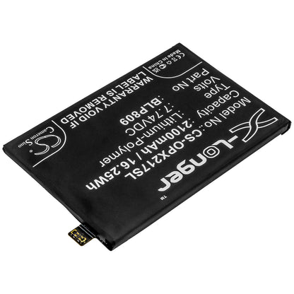 7.74V, 2100mAh, Li-Polymer Battery fits Oppo, Realme Q2 Pro, Rmx2173, 16.254Wh
