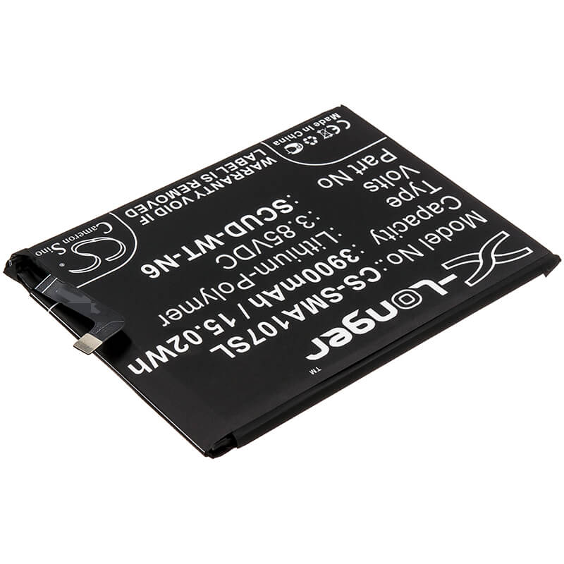 3.85V, 3900mAh, Li-Polymer Battery fits Samsung, A20s, Galaxy A10s, 15.015Wh