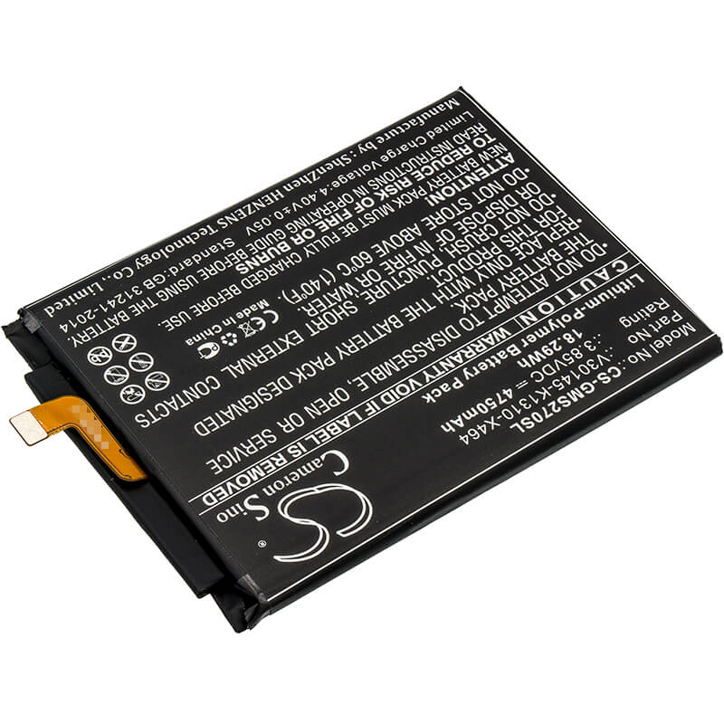 3.85V, 4750mAh, Li-Polymer Battery fits Gigaset, Gs270, 18.2875Wh