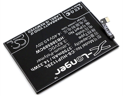3.82V, 3750mAh, Li-Polymer Battery fits Huawei, Berkeley, Bkl-al00, 14.325Wh