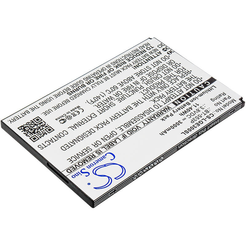 3.8V, 3000mAh, Li-ion Battery fits Leagoo, Elite 3, 11.4Wh