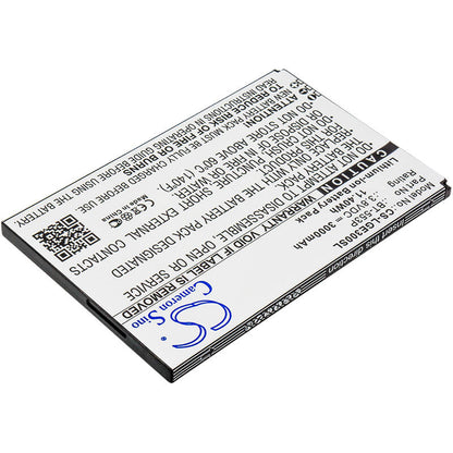 3.8V, 3000mAh, Li-ion Battery fits Leagoo, Elite 3, 11.4Wh