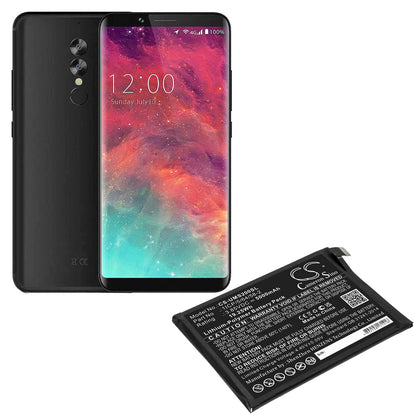 3.85V, 5000mAh, Li-Polymer Battery fits Umi, Umidigi S2, 19.25Wh