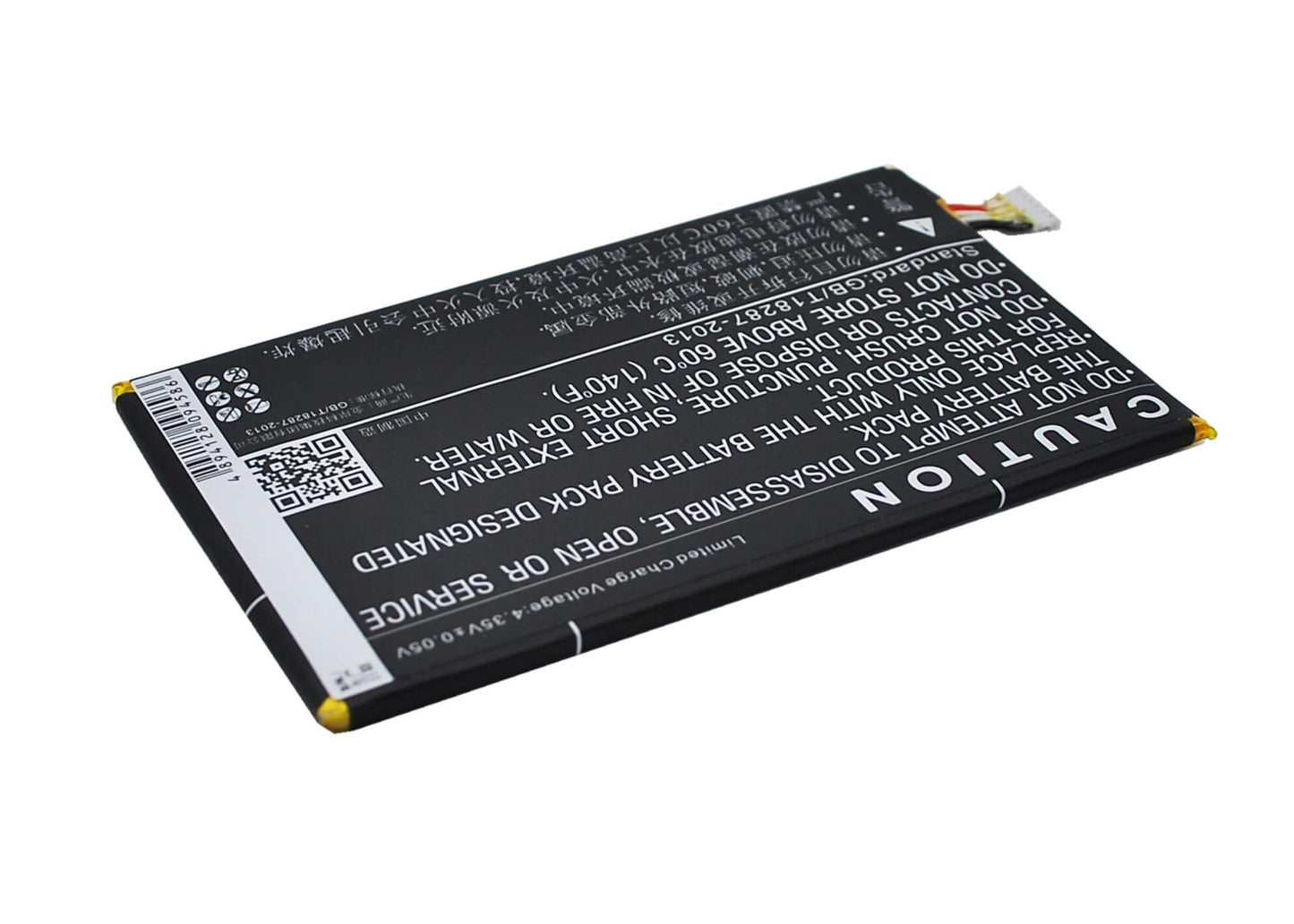3.8V, 2030mAh, Li-Polymer Battery fits Doov, S2x, 7.714Wh