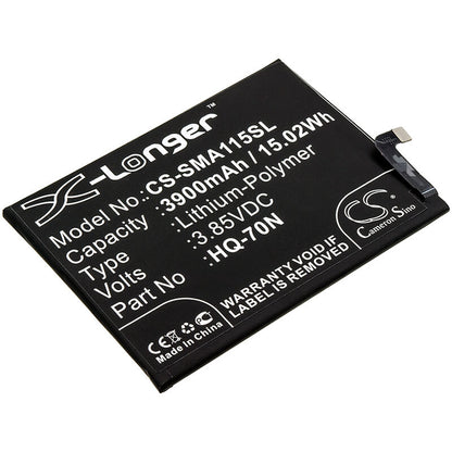 3.85V, 3900mAh, Li-Polymer Battery fits Samsung, Galaxy A11, Galaxy A11 2020, 15.015Wh
