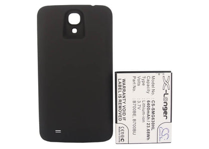 3.7V, 6400mAh, Li-ion Battery fits Samsung, Galaxy Mega 6.3, Galaxy Mega 6.3 Lte 8gb, 23.68Wh