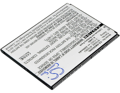 3.7V, 2200mAh, Li-ion Battery fits Samsung, Galaxy Mega 6.3, Galaxy Mega 6.3 Duos, 8.14Wh