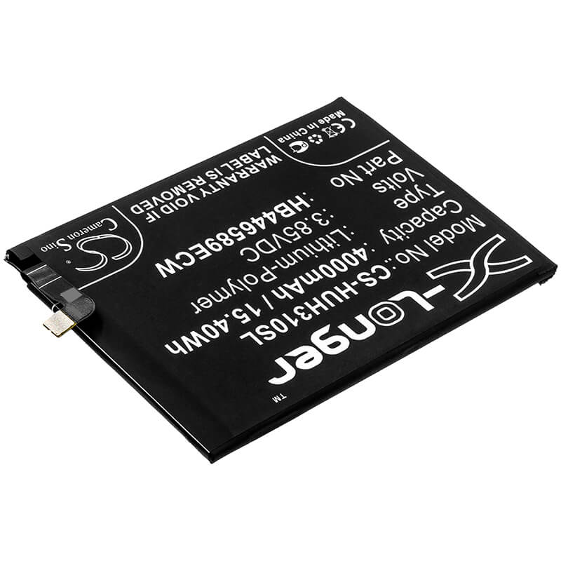 3.85V, 4000mAh, Li-Polymer Battery fits Huawei, Honor View 30 Pro, Honor View 30 Pro 5g, 15.4Wh