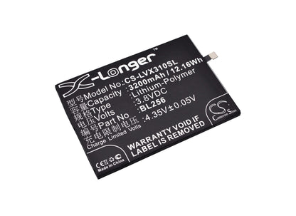 3.8V, 3200mAh, Li-Polymer Battery fits Lenovo, A7010a48, A7010-a48, 12.16Wh