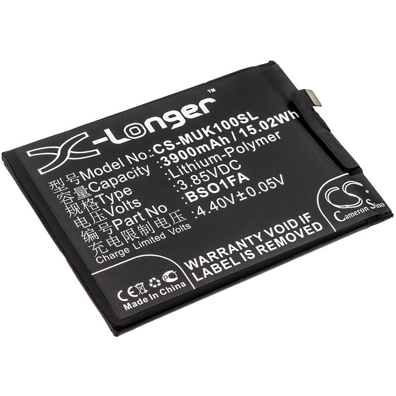 3.85V, 3900mAh, Li-Polymer Battery fits Xiaomi, Black Shark, Black Shark Dual Sim, 15.015Wh