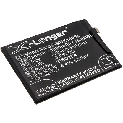 3.85V, 3900mAh, Li-Polymer Battery fits Xiaomi, Black Shark, Black Shark Dual Sim, 15.015Wh