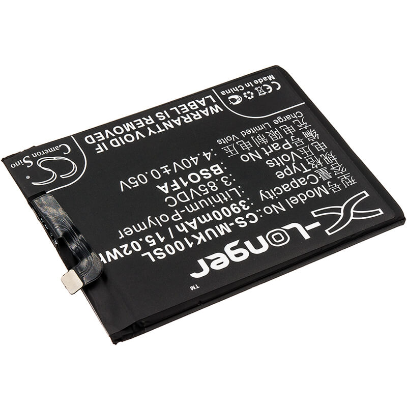 3.85V, 3900mAh, Li-Polymer Battery fits Xiaomi, Black Shark, Black Shark Dual Sim, 15.015Wh