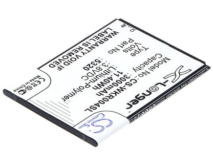 3.8V, 3000mAh, Li-Polymer Battery fits Casper, Via V6, Via V6x, 11.4Wh