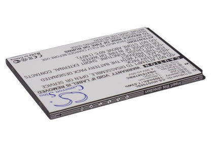 3.7V, 1900mAh, Li-ion Battery fits Huawei, Ascend G750, Ascend G750-t00, 7.03Wh