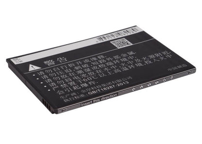 3.7V, 1900mAh, Li-ion Battery fits Huawei, Ascend G750, Ascend G750-t00, 7.03Wh