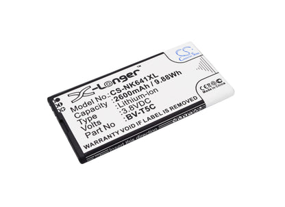 3.8V, 2600mAh, Li-ion Battery fits Microsoft, Lumia 640, Rm-1073, 9.88Wh