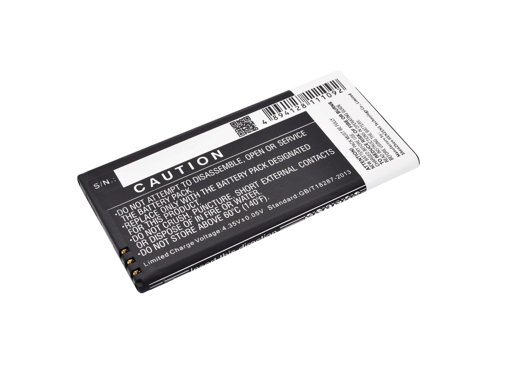 3.8V, 2600mAh, Li-ion Battery fits Microsoft, Lumia 640, Rm-1073, 9.88Wh