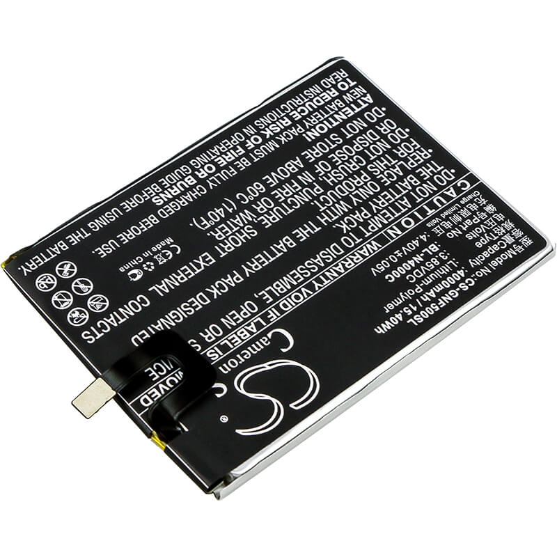 3.85V, 4000mAh, Li-Polymer Battery fits Gionee, F5, F5 Td-lte Dual Sim, 15.4Wh
