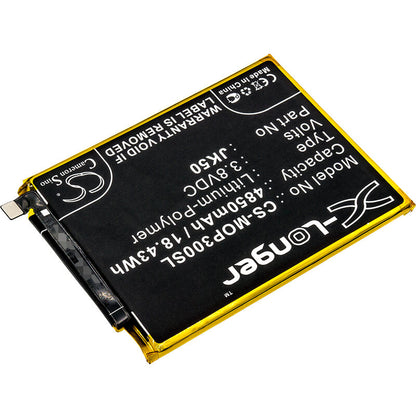 3.8V, 4850mAh, Li-Polymer Battery fits Motorola, G7 Power, One Power, 18.43Wh