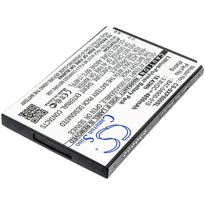 3.8V, 4850mAh, Li-Polymer Battery fits Sonim, Xp8, Xp8800, 18.43Wh