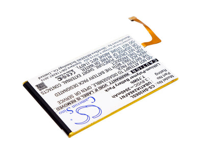 3.8V, 2040mAh, Li-Polymer Battery fits Sharp, 306sh, Aquos Crystal, 7.752Wh