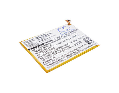 3.85V, 3400mAh, Li-Polymer Battery fits Zte, Imperial Max, Max Duo Lte, 13.09Wh