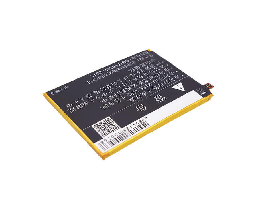 3.85V, 3400mAh, Li-Polymer Battery fits Zte, Imperial Max, Max Duo Lte, 13.09Wh