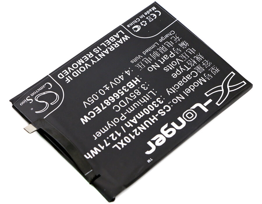 3.85V, 3300mAh, Li-Polymer Battery fits Huawei, Bac-al00, Bac-l23, 12.705Wh