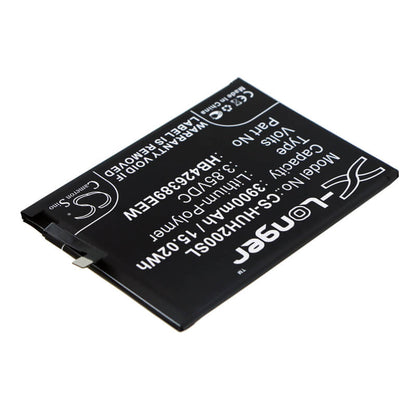 3.85V, 3900mAh, Li-Polymer Battery fits Huawei, Honor 20 Lite, Honor 20 Youth, 15.015Wh