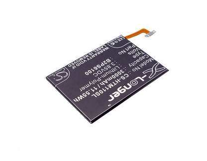 3.85V, 3000mAh, Li-Polymer Battery fits Htc, 10 4g Lte, 10 Lifestyle, 11.55Wh
