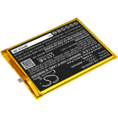 3.8V, 2800mAh, Li-Polymer Battery fits Lenovo, K520, K520t Pro, 10.64Wh
